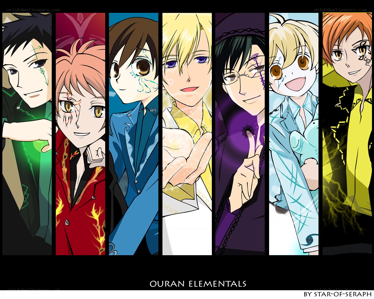 Ouran Elemental Characters