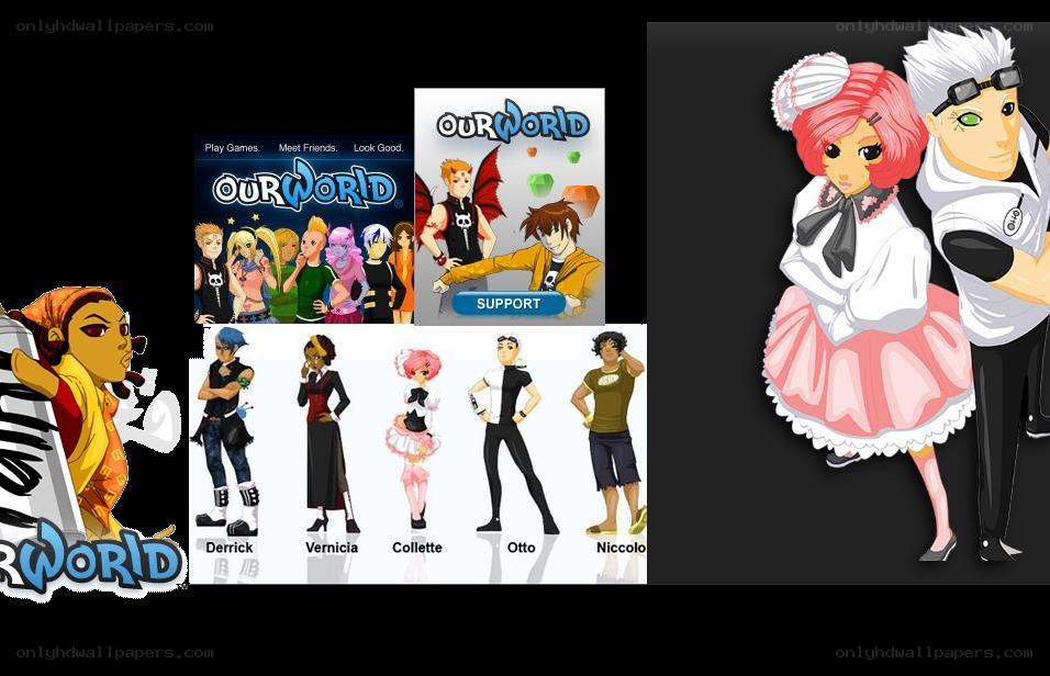 OurWorld game characters