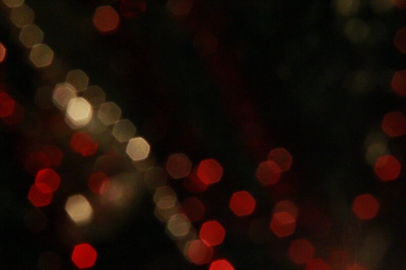 Out-of-focus Lights at Night — Red