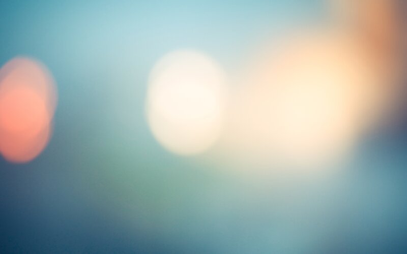 Out-of-focus Lights — Blue, Dreamy