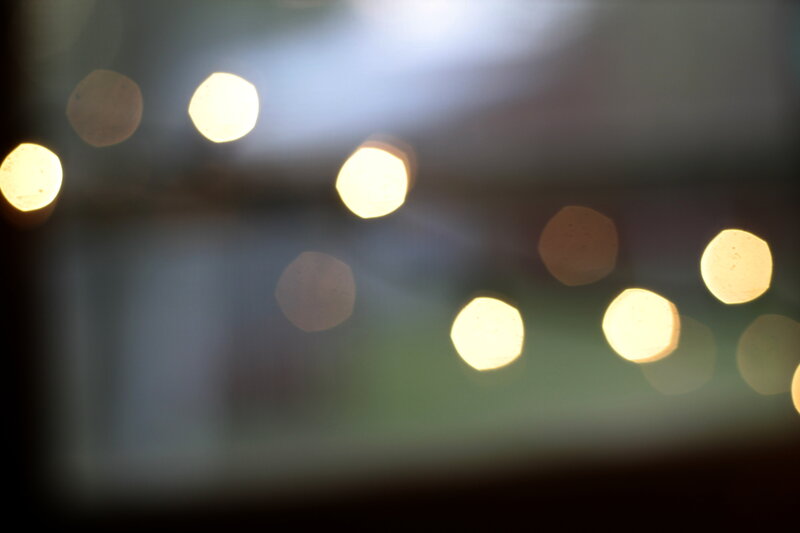 Out-of-focus Lights — Yellow, Dreamy, Night, Photograph