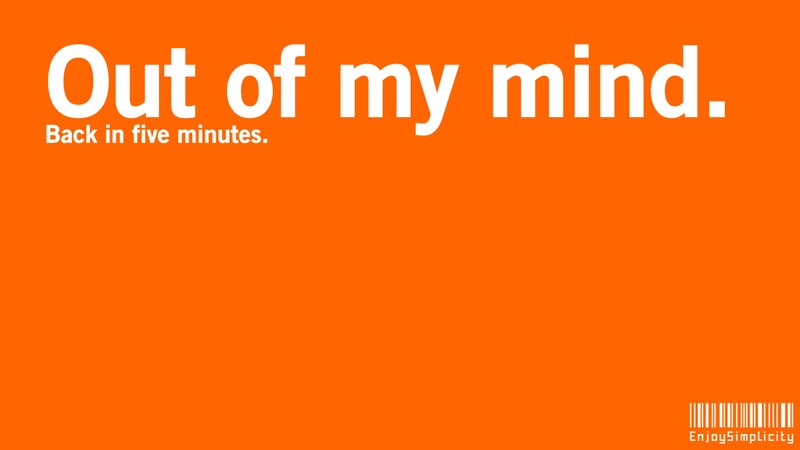 Out of my mind