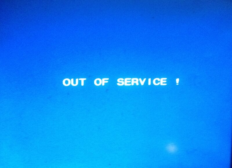 Out of Service Screen