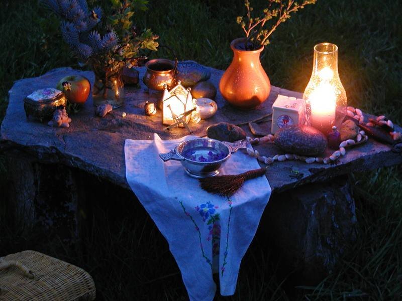 Outdoor Altar Setup