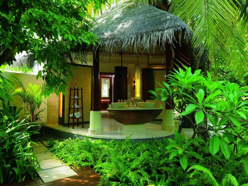 Outdoor Bathroom with Sink