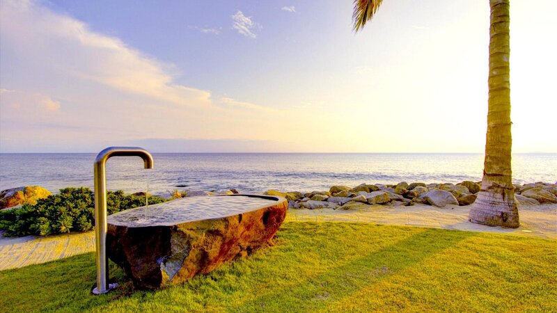 Outdoor Bathtub by Ocean