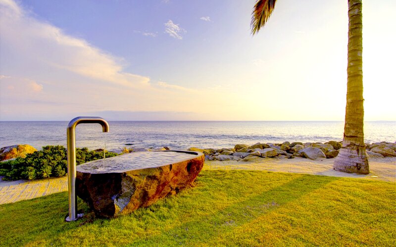 Outdoor Bathtub by Sea