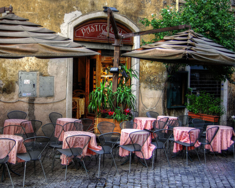 Outdoor Cafe Tables
