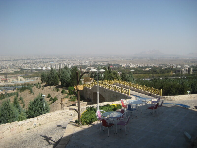 Outdoor Cafe with City View