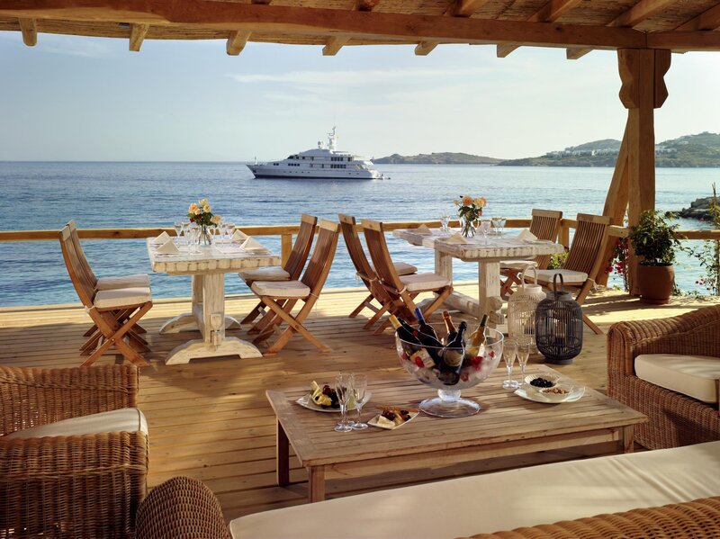 Outdoor Dining Area — Brown