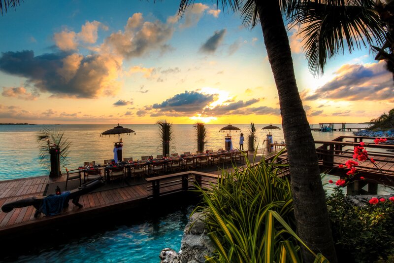 Outdoor Dining at Sunset