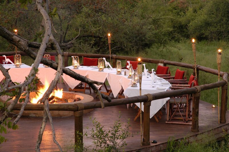 Outdoor Dining Setup
