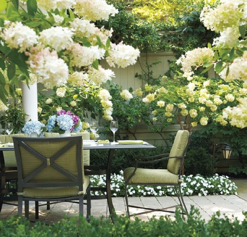 Outdoor Dining Table — Green