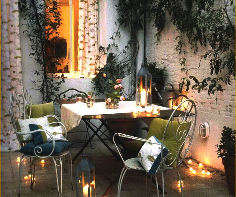 Outdoor Dining Table — White