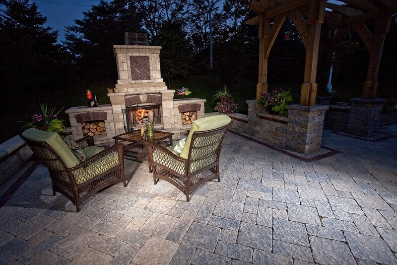 Outdoor Fireplace Patio