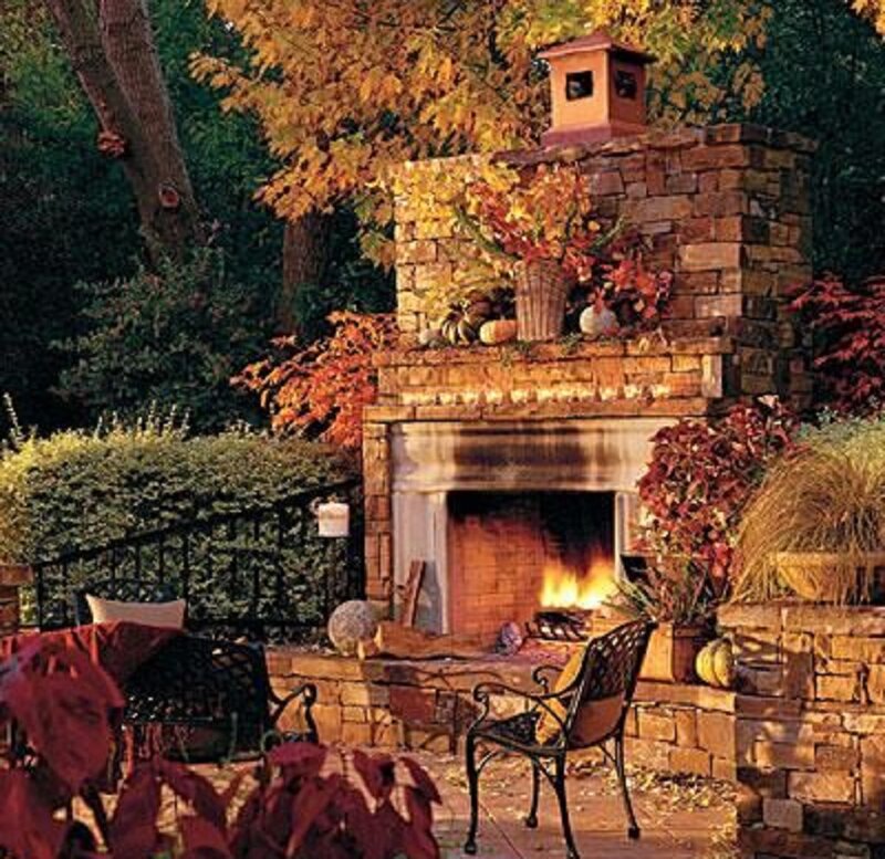 Outdoor Fireplace