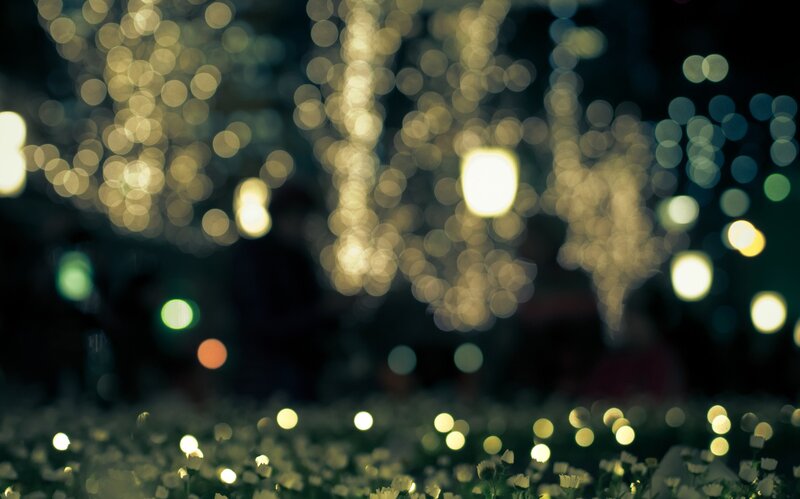 Outdoor Lights at Night