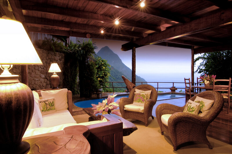 Outdoor Lounge Area — Brown, Serene