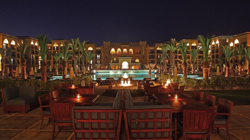 Outdoor Lounge at Resort
