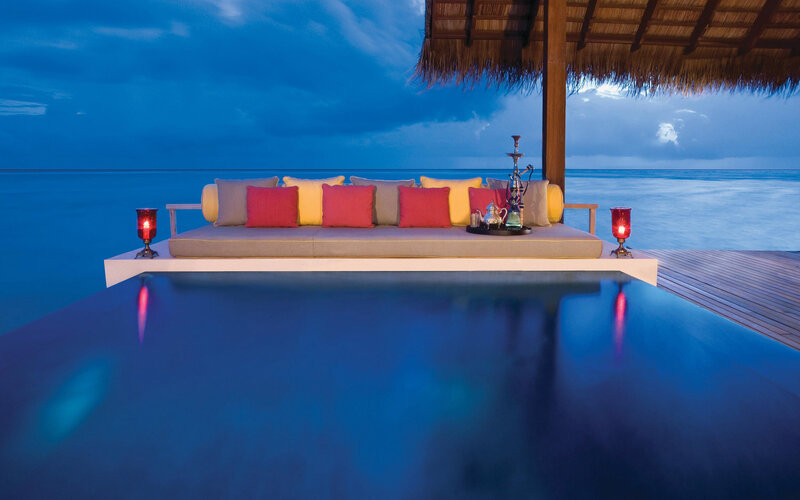 Outdoor Lounge by Ocean — Blue, Serene