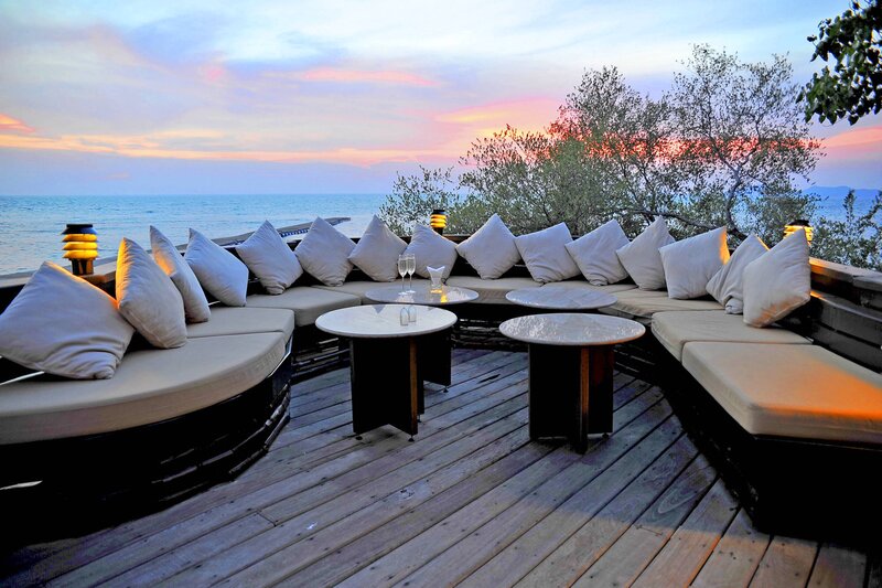 Outdoor Lounge Seating — Blue
