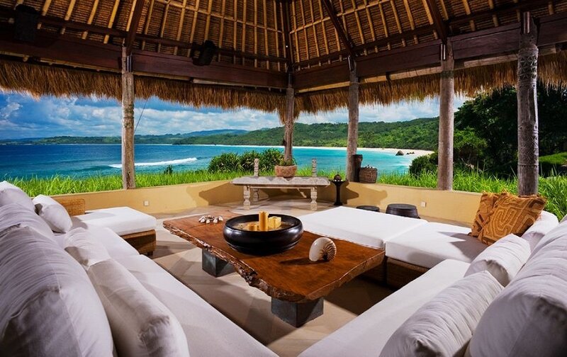 Outdoor Lounge with Ocean View