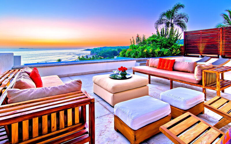 Outdoor Patio Furniture — Blue, Serene