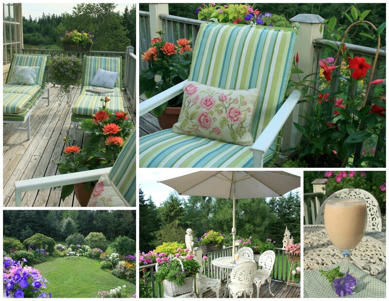 Outdoor Patio Furniture — Green, Serene, Afternoon