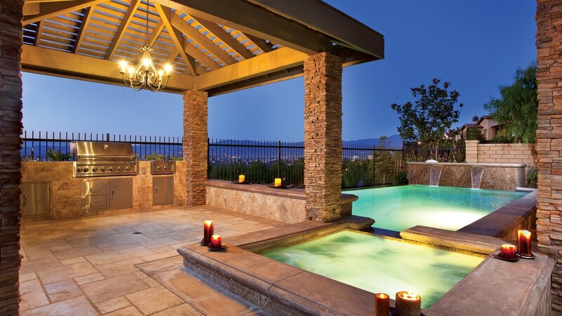 Outdoor Pool and Grill Area