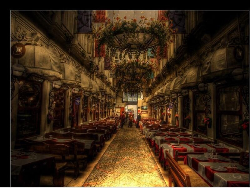 Outdoor Restaurant Alley