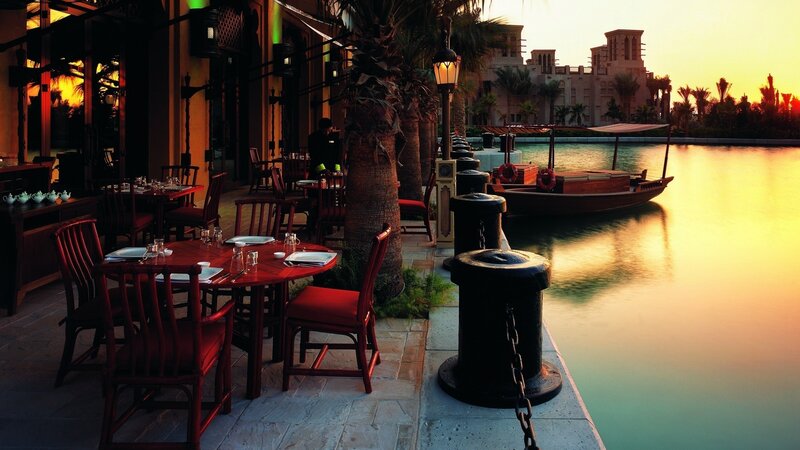 Outdoor Restaurant by Canal