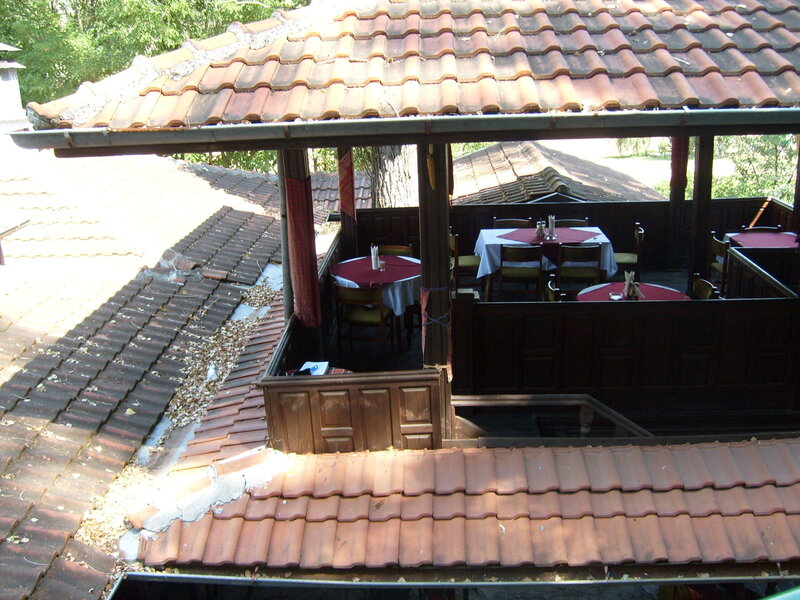 Outdoor Restaurant Seating — Brown