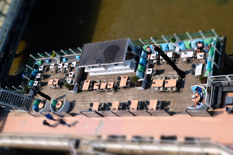 Outdoor Riverfront Patio