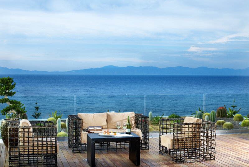 Outdoor Seating by Ocean