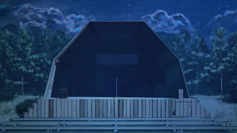 Outdoor Stage at Night