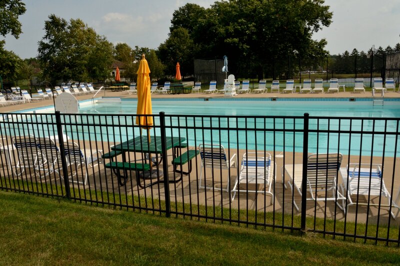 Outdoor Swimming Pool — Blue, Calm