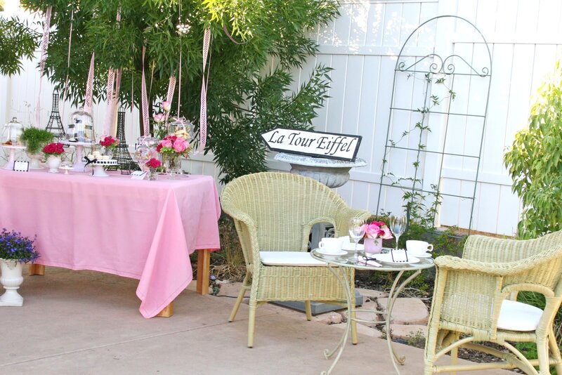 Outdoor Tea Party Setup