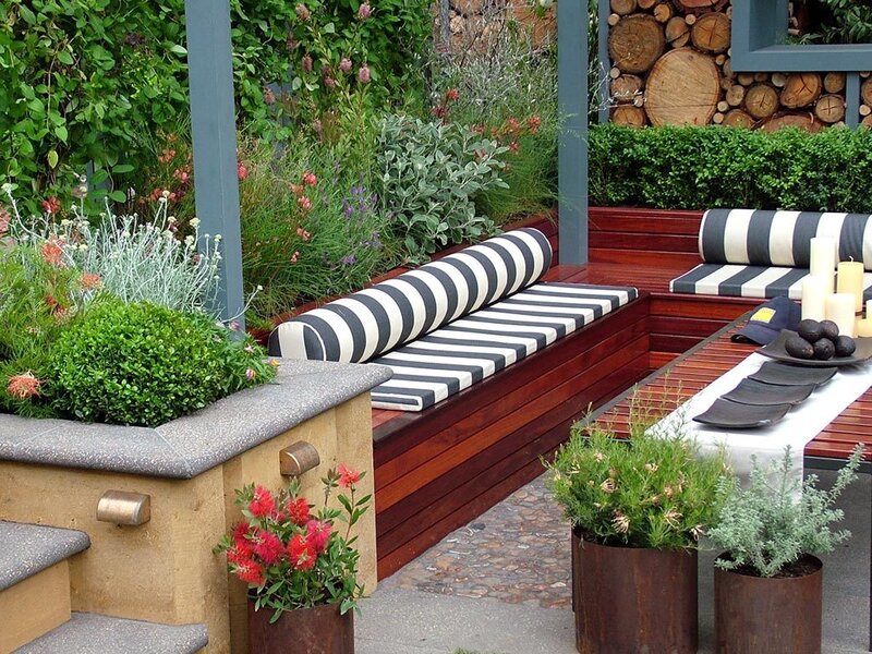 Outdoor Wooden Bench