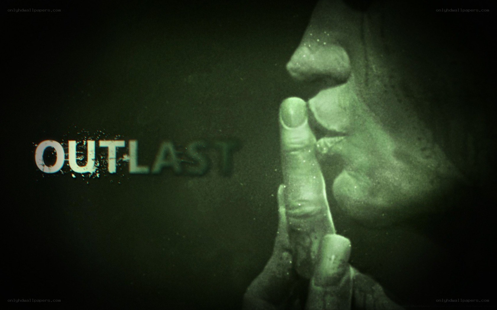 Outlast game title screen