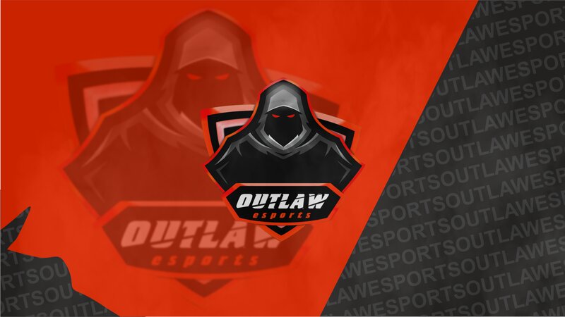 Outlaw Esports Logo — Red