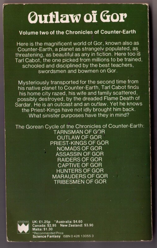 Outlaw of Gor book cover