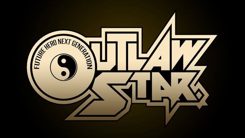 Outlaw Star Logo — Gold, Dramatic