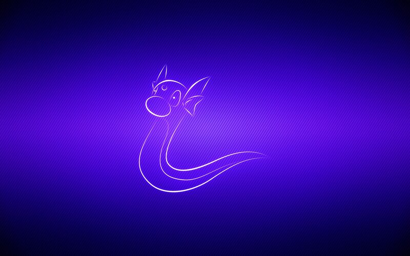 Outline of a Dragon — Purple, Calm