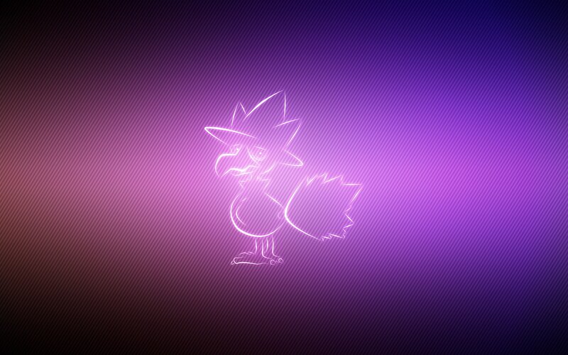 Outlines of a Pokémon character
