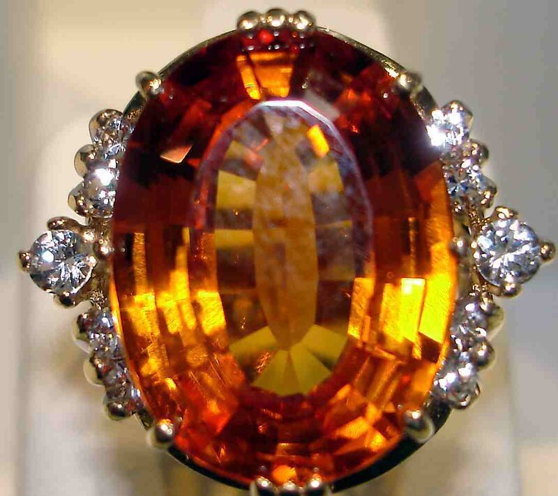 Oval Citrine Ring