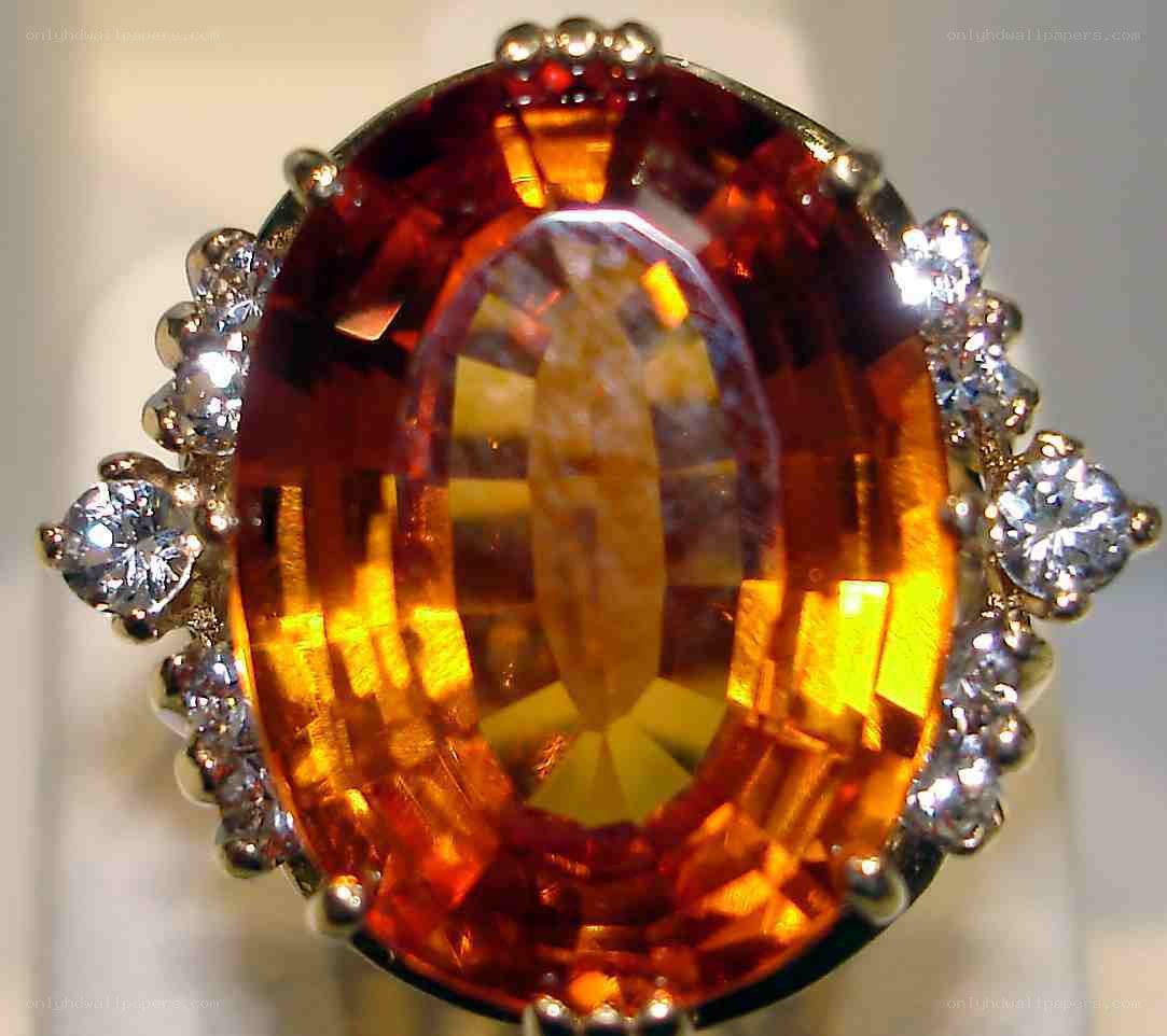 Oval Citrine Ring