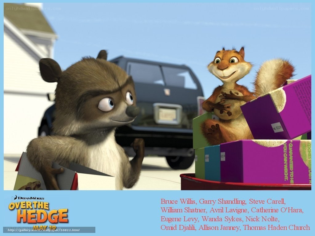 Over the Hedge movie scene