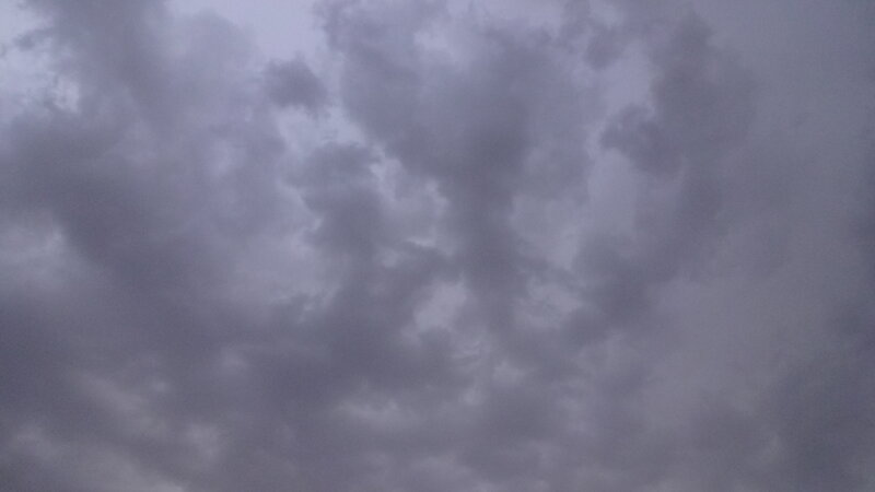 Overcast Sky with Clouds — Gray