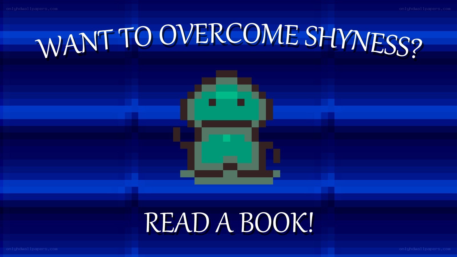 overcome shyness with books