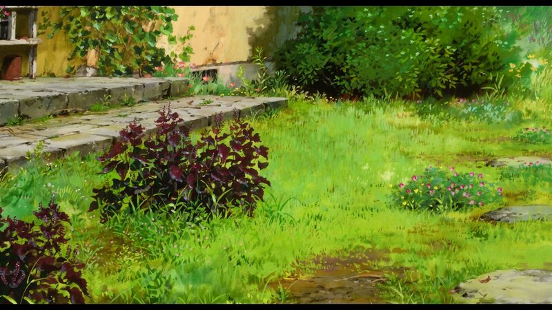 overgrown garden path
